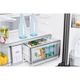 Хладилник French Door Samsung RM90F67CECEO, 654 л, Екран 9" AI Home, SmartThings AI Energy, Full No Frost, Hybrid & Metal Cooling, Диспенсър за вода/лед Beverage, Цифров инверторен компресор с изкуствен интелект, Клас E, Височина 185.3 см, Черно стъкло