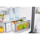 Хладилник French Door Samsung RM90F67CECEO, 654 л, Екран 9" AI Home, SmartThings AI Energy, Full No Frost, Hybrid & Metal Cooling, Диспенсър за вода/лед Beverage, Цифров инверторен компресор с изкуствен интелект, Клас E, Височина 185.3 см, Черно стъкло