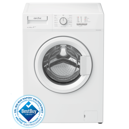 Masina de spalat rufe Slim Arctic APL61012BDW1, 6 kg, 1000 RPM, Clasa A+++, Alb