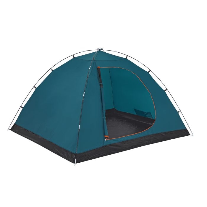Cort Bestway Alpine Dome, 4 persoane, (70cm+2.10m) x 2.40m x 1.40m, albastru