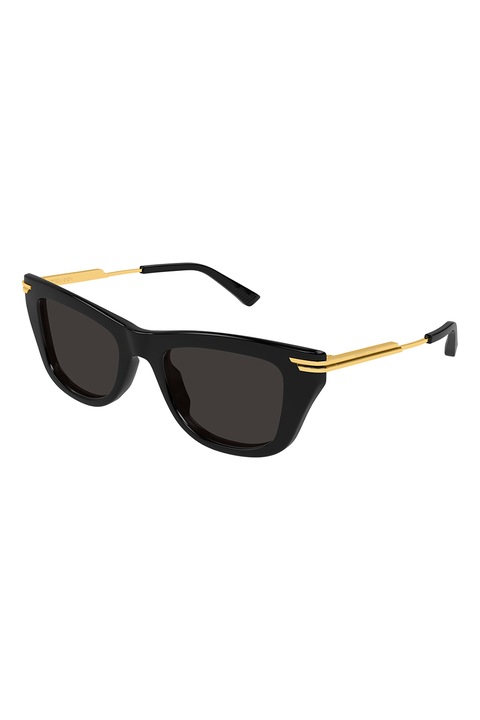 Bottega Veneta, Cat-eye napszemüveg, 50-20-140, Aranyszín/Fekete