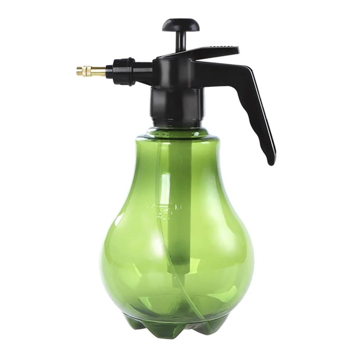 Stropitoare de apa cu presiune, 1.5L, verde, 18x14.5x29cm