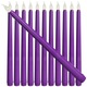 Set 12 lumanari LED, violet, 27.50x2.00x2.00cm
