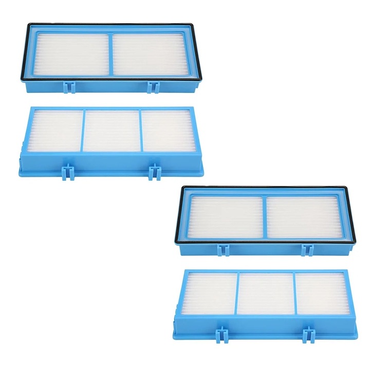Filtru de aer HEPA pentru purificatoare Holmes AER1, set de 4 bucati, 25.4x11.8x3.5cm, poliester