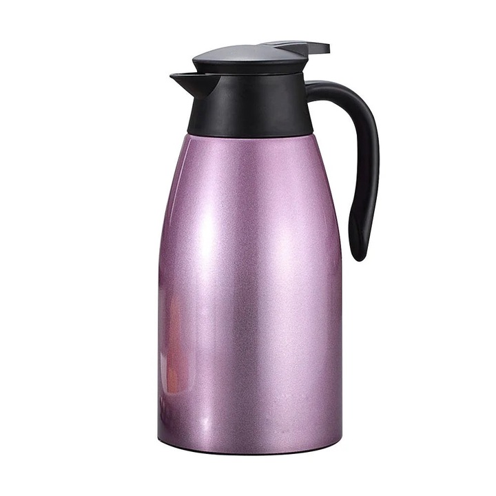 Set termosuri inox, 2L, 15x15x30cm, violet