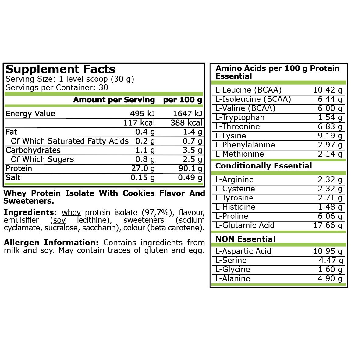 Whey Isolate Pure Nutrition USA, 908 g Бисквити и сметана - eMAG.bg