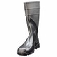 Cizme de protectie din cauciuc, captuseala textila, FARMER, negre, marimea 43