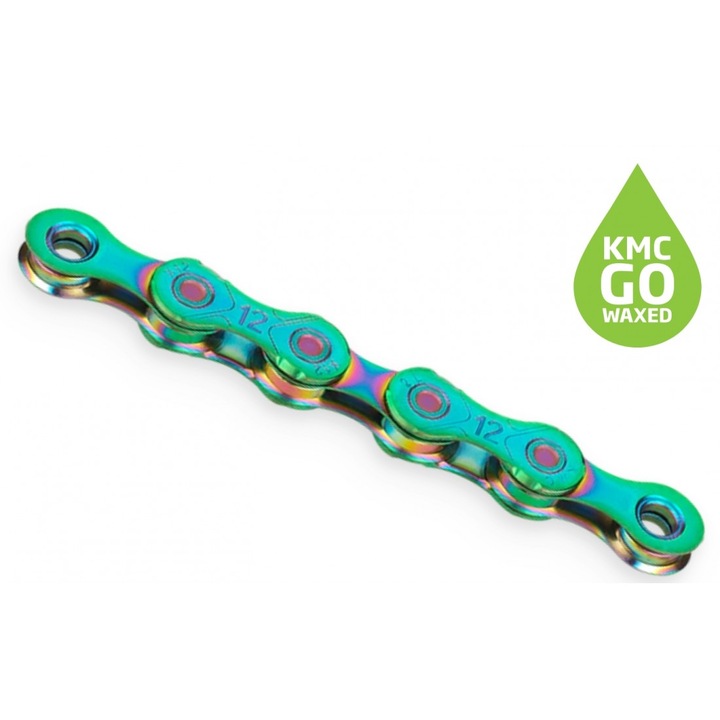 Lant, KMC, X12 Aurora/Verde, 12 Viteze, 126 Zale, ceruit