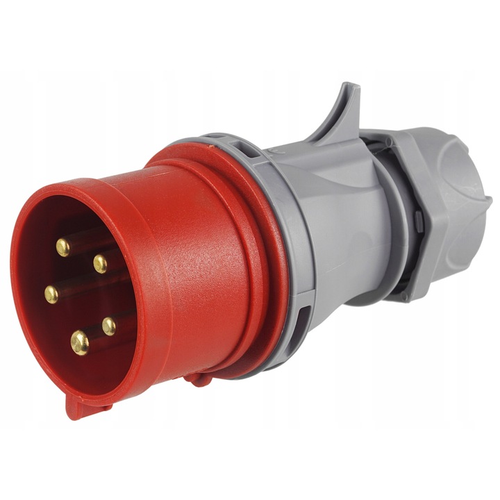 Stecher portabil TP Electric, 32A, 5P, impermeabil IP44, 32/5, 400V, WP325