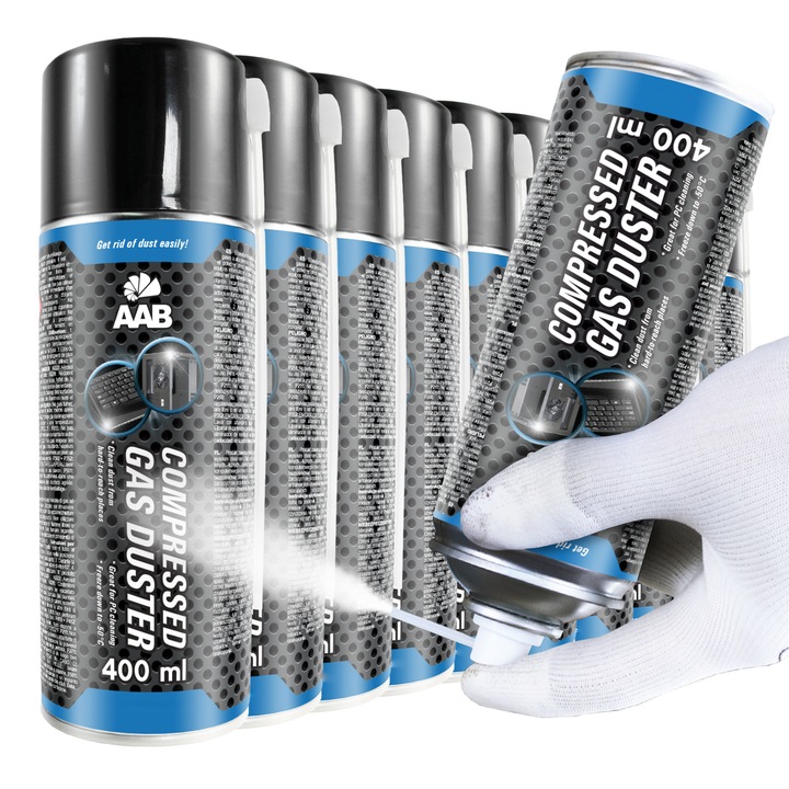 Spray racire AABCOOLING 9 x 400ml, -50C, pentru curatare si montaj, inox