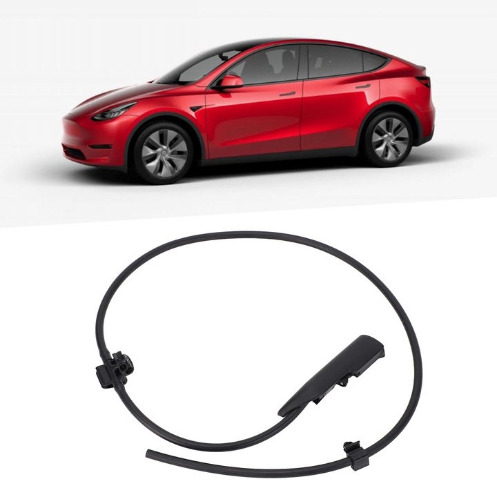 TNEAYWHE ablaktörlő kar vízcső Tesla Model Y 2020-2022-höz, gumiból, ütésálló