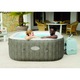 Jacuzzi gonflabil Bestway, LAY-Z-SPA Cabo HydroJet, cu control prin aplicatie, pentru 6 persoane, gri stejar, 180 x 180 x 71 cm
