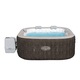 Jacuzzi gonflabil Bestway, LAY-Z-SPA Cabo HydroJet, cu control prin aplicatie, pentru 6 persoane, gri stejar, 180 x 180 x 71 cm