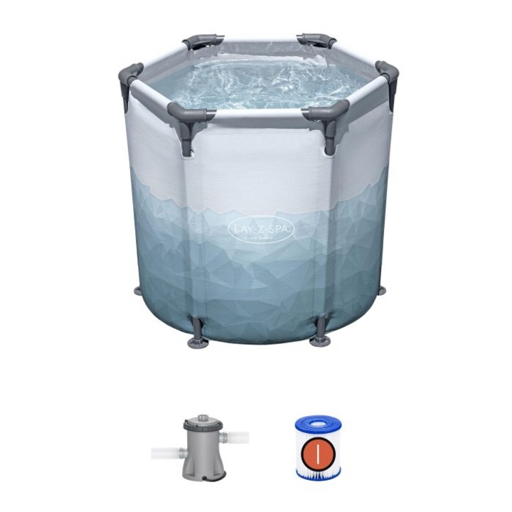 Ледена баня Bestway, LAY-Z-SPA Glacial Dip, С помпа, Овална, 90 x 80 см