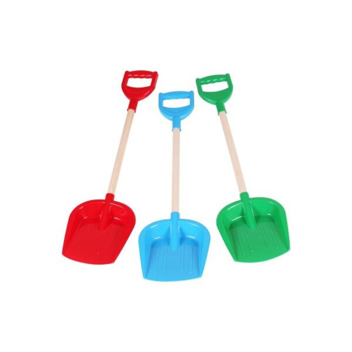 Kis lapát fa nyéllel, garnitúra, 2896, többszínű