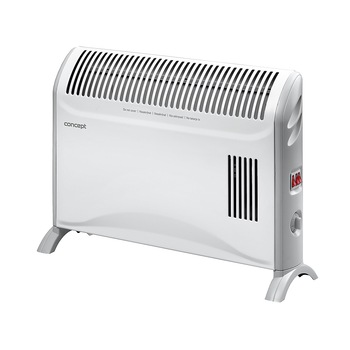 Convector electric Concept KS3007, 2000 W. 3 trepte de putere, termostat reglabil, alb Convector electric Concept KS3007, 2000 W. 3 trepte de putere, termostat reglabil, alb