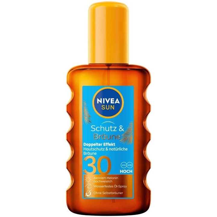 Nivea SPF 30 napvédő olaj, 200ml, hidratáló formula