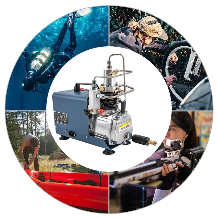 Elektromos felfújó szivattyú, 50L/perc, 1,8kW, vízhűtés, 35x17,5x36cm, 18,4kg