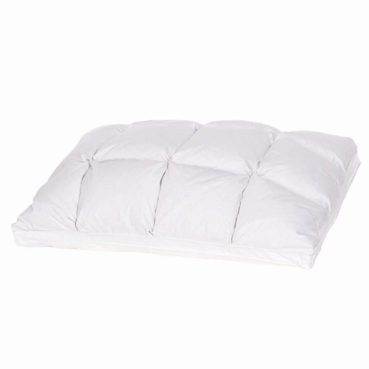 Perna puf de gasca, 50x70cm, CottonBox, Elegance, Alba