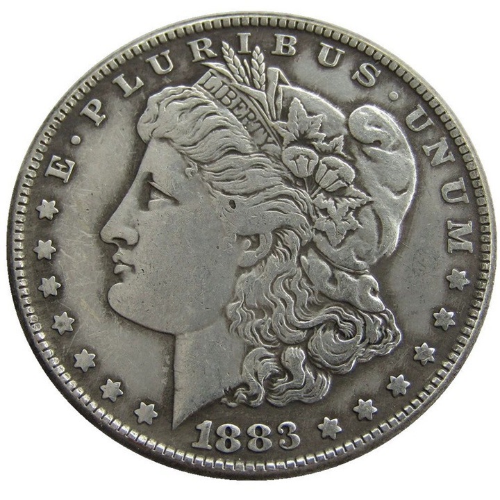 Moneda istorica Morgan, 1883, 20 mm, 15 g