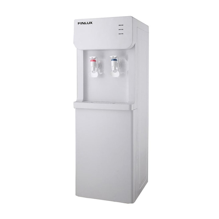 Dozator apa de podea FInlux FWD-2037W, Cu compresor, Incalzire/Racire, 500/60 W, H 86 cm, Alb