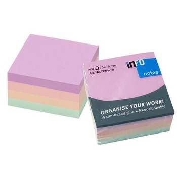 Notite adezive Info Notes Harmony 75 x 75 Notite adezive Info Notes Harmony 75 x 75