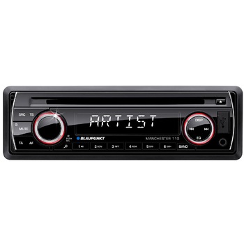 Radio MP3 player auto Blaupunkt Manchester 110, 4x50 W, USB, AUX, SD, Negru Radio MP3 player auto Blaupunkt Manchester 110, 4x50 W, USB, AUX, SD, Negru