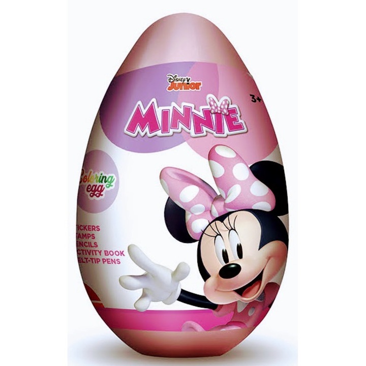 Multiprint Комплект за създаване във формата на яйце, 2 печата, 40 части, Minnie