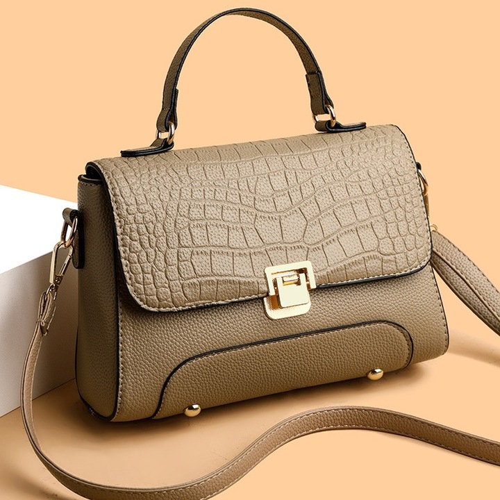 Női táska, Ekobőr, Multifunkcionális, Barna