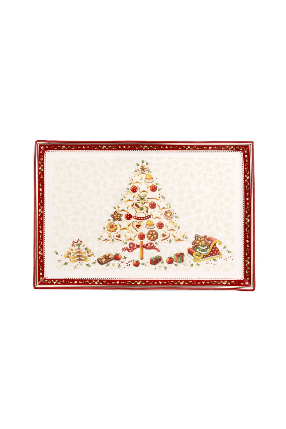 Villeroy&Boch, Platou de portelan cu imprimeu tematic, Multicolor