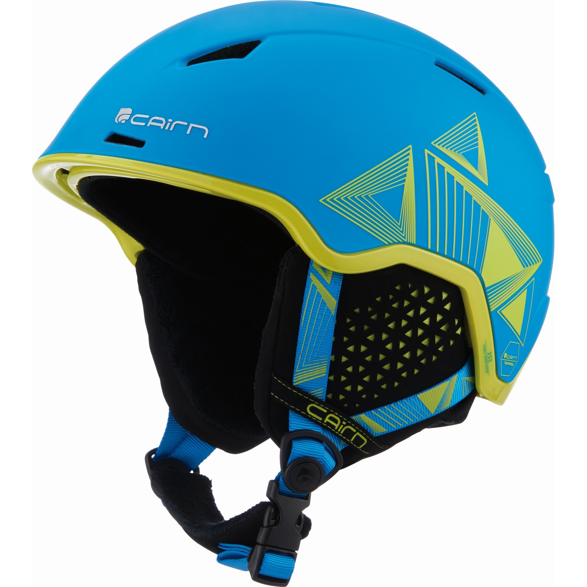 Casca ski si snowboard Cairn Infiniti, albastru/galben, marimea 56/58