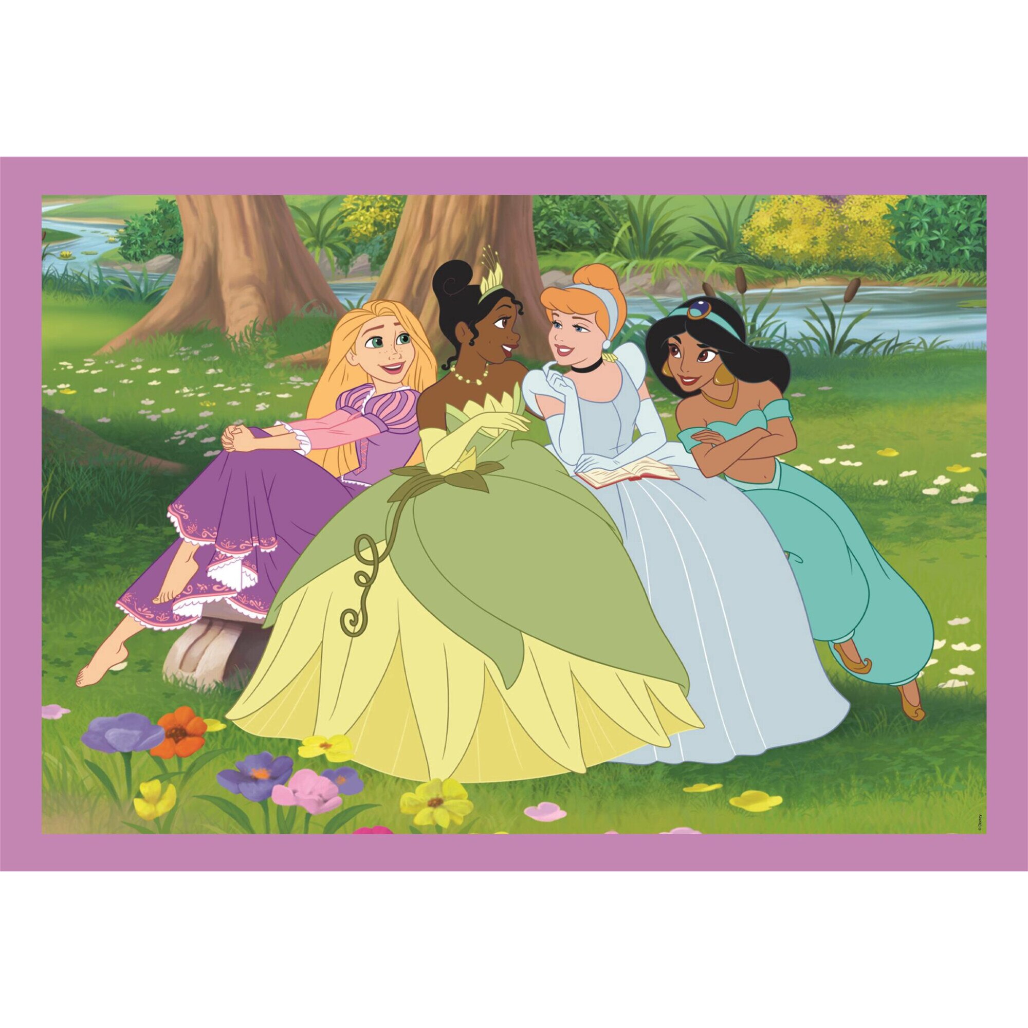 Puzzle 4 in 1, Clementoni, Disney Princess, 12-16-20-24 piese - eMAG.ro