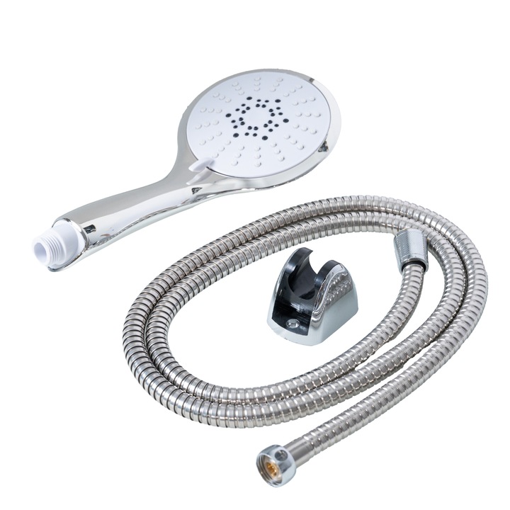 Set pentru dus, para, suport si furtun de dus