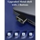 Аксесоар Mouse Jiggler, Undetectable Mouse Motion Device, Mouse Motion Simulator, Anti Sleep, Plug and Play, On/Off Button, Съвместим с Windows и macOS, USB Type-C