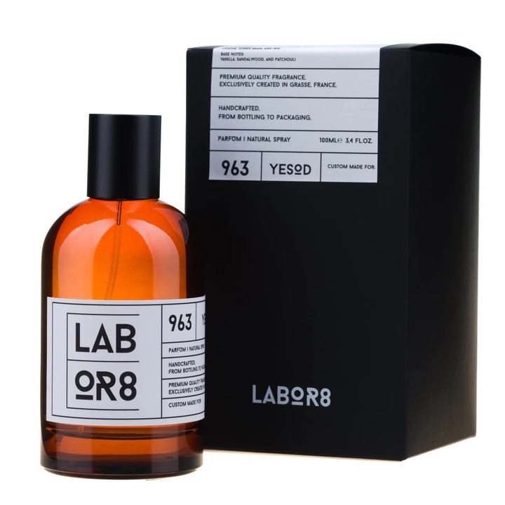Apa de Parfum LABOR8, YESOD 963, Apa de Parfum, Unisex, 100 ml