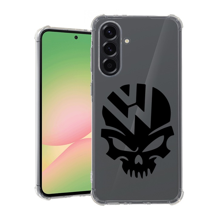 BestCase® Husa pentru Samsung Galaxy A26, Anti Shock 1.5MM, VW Skull, Protectie camera, ecran si colturi, 1926359 AS 1663