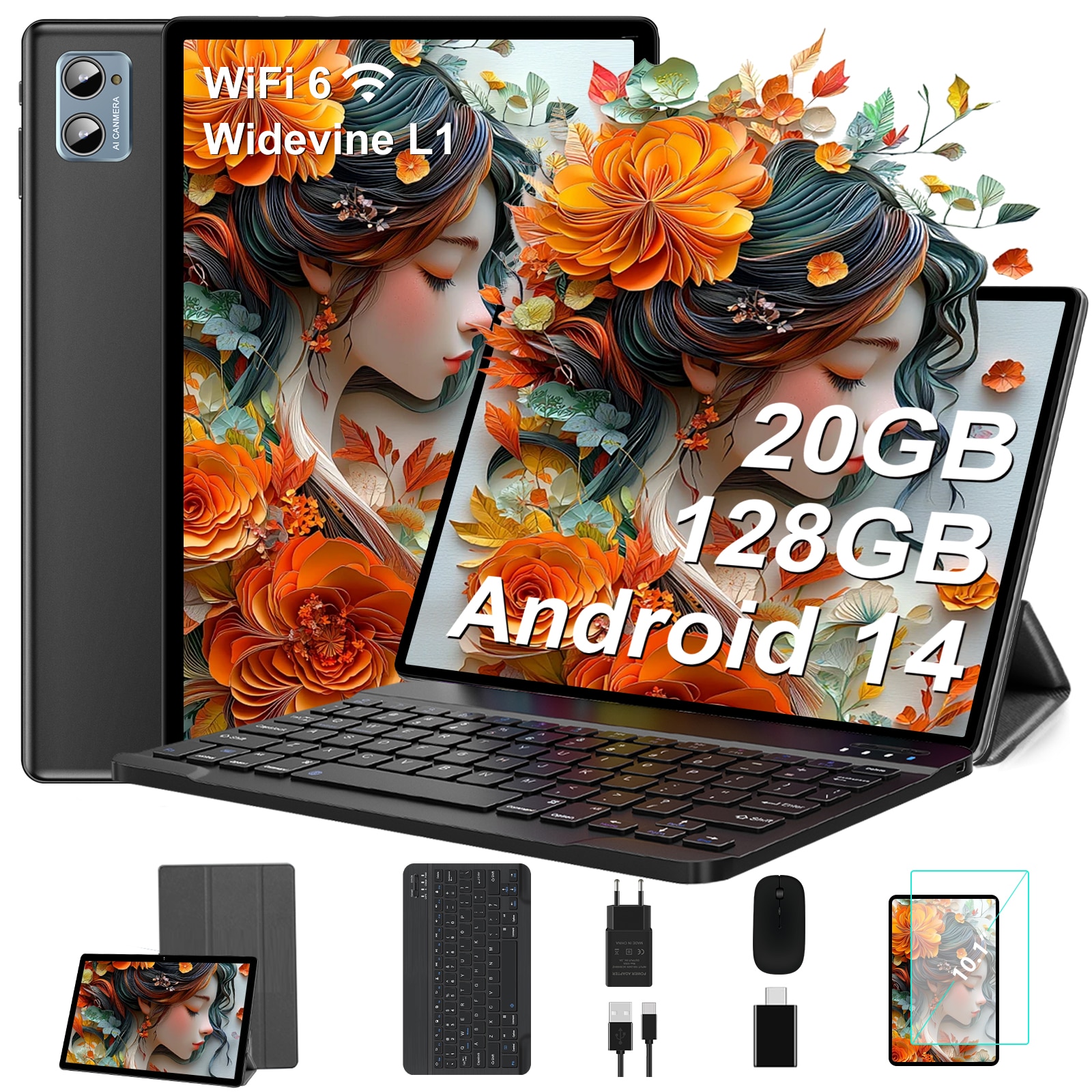 10.1インチ Androidタブレット 20GB RAM 128GB ROM 10.1インチ Androidタブレット 20GB RAM 128GB ROM ZX10 産業用堅牢