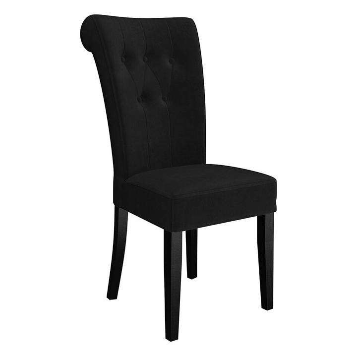 Scaun Elenwel, MIRJAN24, negru, 51x66x100 cm