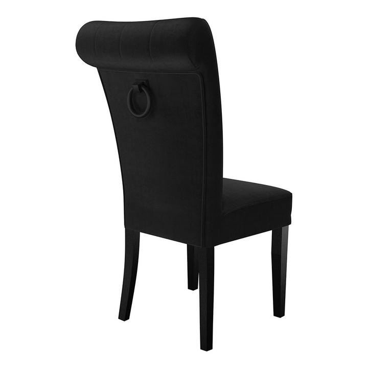 Scaun Elenwel + ciocanitor, MIRJAN24, negru + negru Ciocanitor, 51x66x100 cm