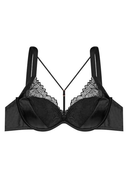 Sutien push-up Nauri Esotiq Negru, Negru