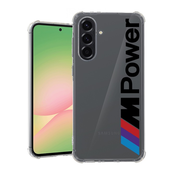 BestCase® Husa pentru Samsung Galaxy A56, Anti Shock 1.5MM, BMW M Power, Protectie camera, ecran si colturi, 1926361 AS 1654