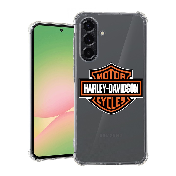 BestCase® Husa pentru Samsung Galaxy A26, Anti Shock 1.5MM, Harley-Davidson, Protectie camera, ecran si colturi, 1926359 AS 1744
