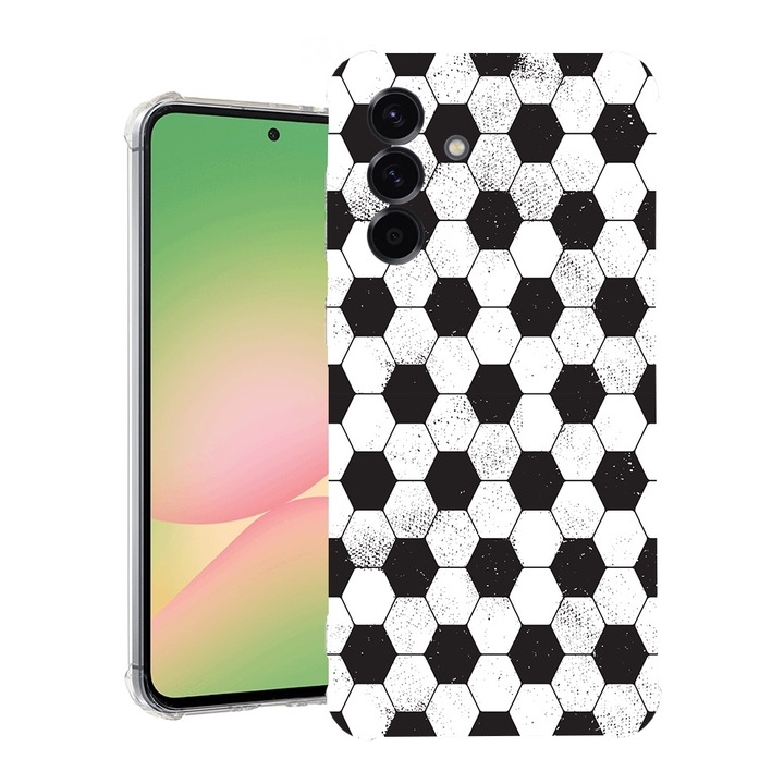 BestCase® Husa pentru Samsung Galaxy A26, Anti Shock 1.5MM, Football Pattern, Protectie camera, ecran si colturi, 1926359 AS 905