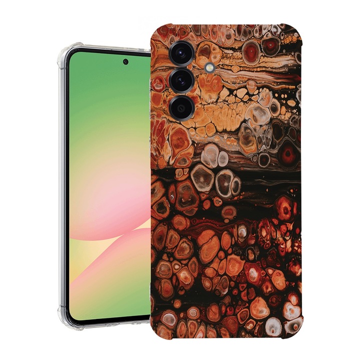 BestCase® Husa pentru Samsung Galaxy A26, Anti Shock 1.5MM, Wood Pattern, Protectie camera, ecran si colturi, 1926359 AS 895