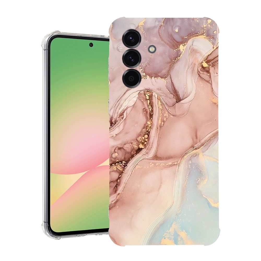 BestCase® Husa pentru Samsung Galaxy A26, Anti Shock 1.5MM, Rose Marble, Protectie camera, ecran si colturi, 1926359 AS 1253