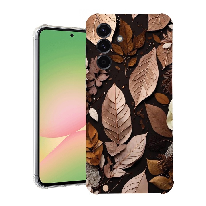 BestCase® Husa pentru Samsung Galaxy A26, Anti Shock 1.5MM, Autumn Feathers, Protectie camera, ecran si colturi, 1926359 AS 1161