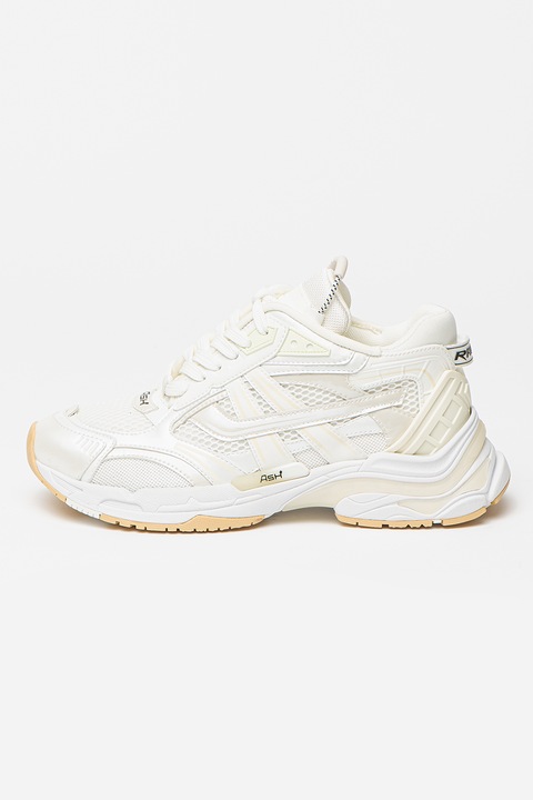 ASH, Race sneaker műbőr betétekkel, Fehér