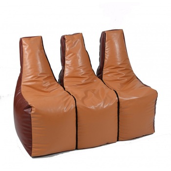 Fotoliu (Mare) Canapea S3 - Caramel & Chocolate (piele eco) umplut cu perle de polisitren (beanbag marca Pufrelax) Fabricat in Romania Fotoliu (Mare) Canapea S3 - Caramel & Chocolate (piele eco) umplut cu perle de polisitren (beanbag marca Pufrelax) Fabricat in Romania