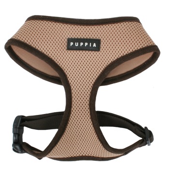Ham caini Puppia Soft Harness Bej M Ham caini Puppia Soft Harness Bej M