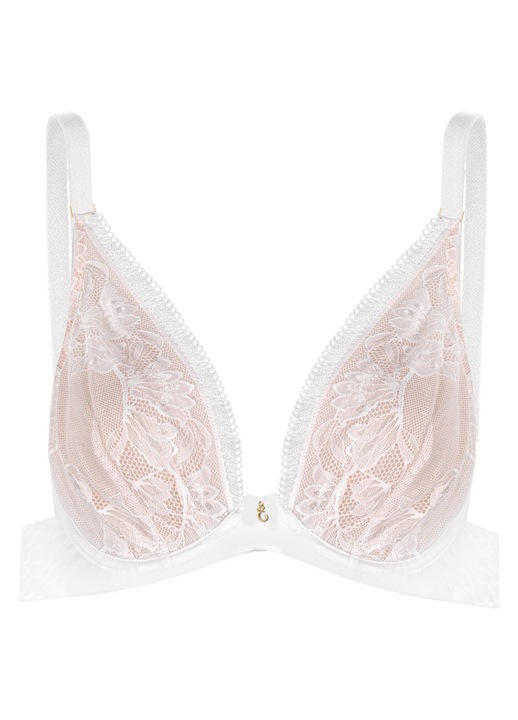 Sutien clasic moale Nathalie Esotiq Alb crem, Alb